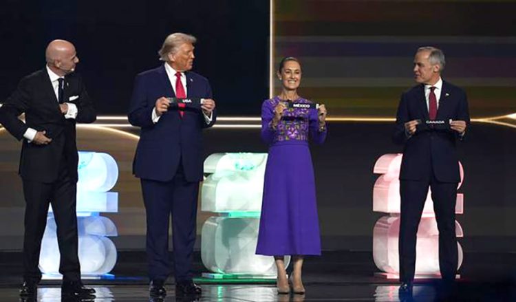 Estamos orgullosos y orgullosas de recibir por tercera vez la Copa Mundial. Tenemos un pueblo extraordinario: Presidenta en sorteo FIFA 2026