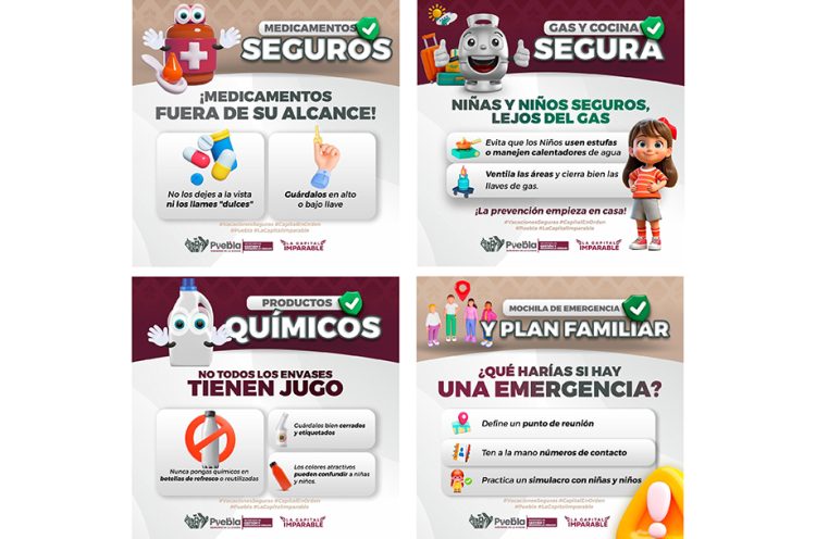 Prevención en el hogar, instrumento clave para unas vacaciones seguras para niñas y niños: Gobierno de la Ciudad
