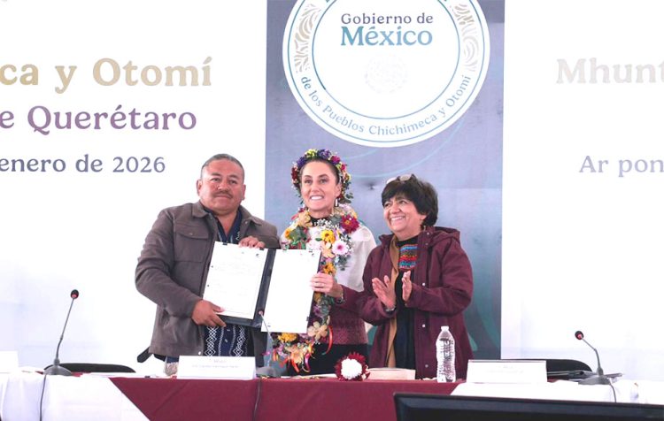 Presidenta Claudia Sheinbaum entrega reconocimiento a Ejido “Nuevo Cruz del Palmar” en San Miguel de Allende, Guanajuato