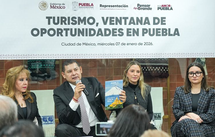 Puebla se consolida como potencia turística, es el cuarto destino más visitado en México