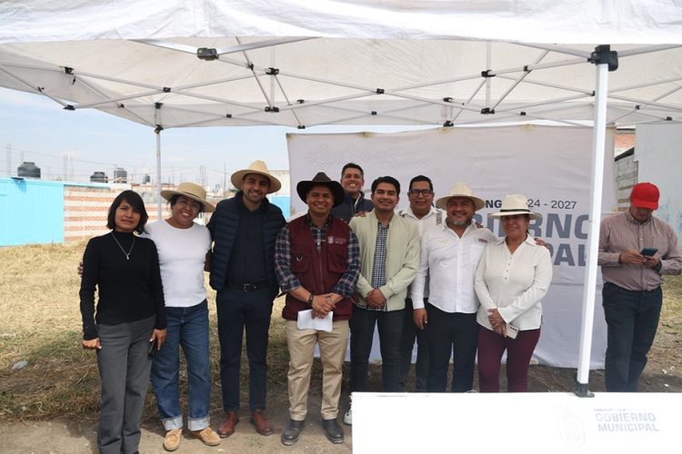 Pone en marcha Omar Muñoz trabajos de pavimentación en Almecatla