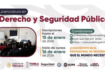 Convoca UCIPS a policías para cursar licenciatura en Seguridad Pública y Derecho