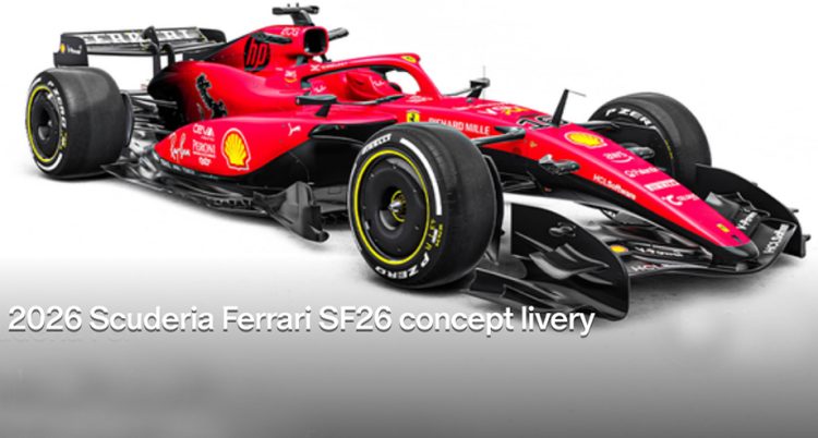 Ferrari bautiza a sus monoplazas como SF-26
