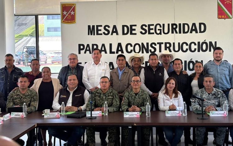 Operación coordinada con las fuerzas federales y Gobierno de Puebla construye paz con bienestar en la Sierra Norte
