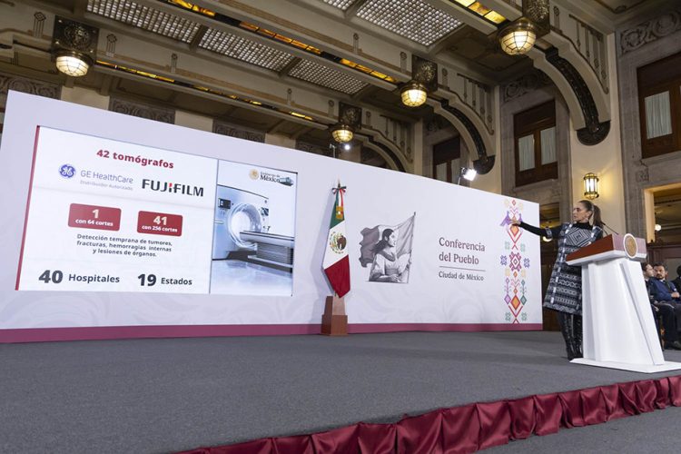 Presidenta anuncia compra de 816 equipos médicos de alta tecnología para el sector salud con una inversión de 11 mil 257 mdp