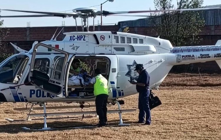Traslado aéreo con ambulancia SUMA permite atención inmediata a embarazada