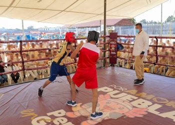 Secretarías de Seguridad Pública y Deporte realizan “1er Torneo de Box” penal de Puebla
