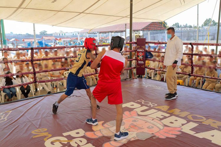 Secretarías de Seguridad Pública y Deporte realizan “1er Torneo de Box” penal de Puebla