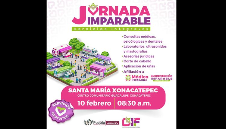 Invita DIF Puebla Capital a su próxima jornada imparable en Guadalupe Xonacatepec
