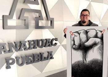 Coordinador de Diseño de la Anáhuac Puebla obtiene segundo lugar en concurso de Cartel Miguel Prieto