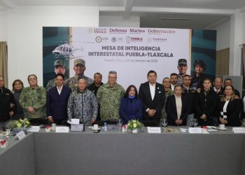 Gobiernos de Tlaxcala, Puebla y Fuerzas Armadas sostienen mesa de inteligencia interestatal