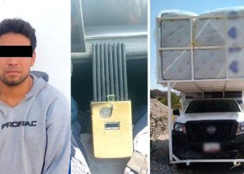 En Acajete, Policía Estatal detiene a hombre por ataques a las vías de comunicación