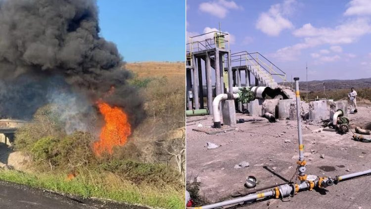 Muertos y heridos deja explosión de ducto de Pemex en Oaxaca