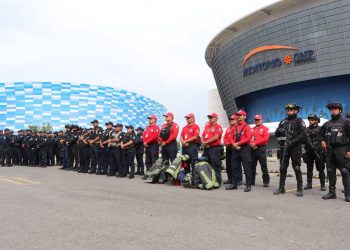Fuerzas de seguridad coordinan operativo ante eventos deportivos y musicales