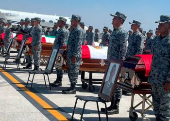 SEDENA despide con honores a elementos caídos en abatimiento de “El Mencho”