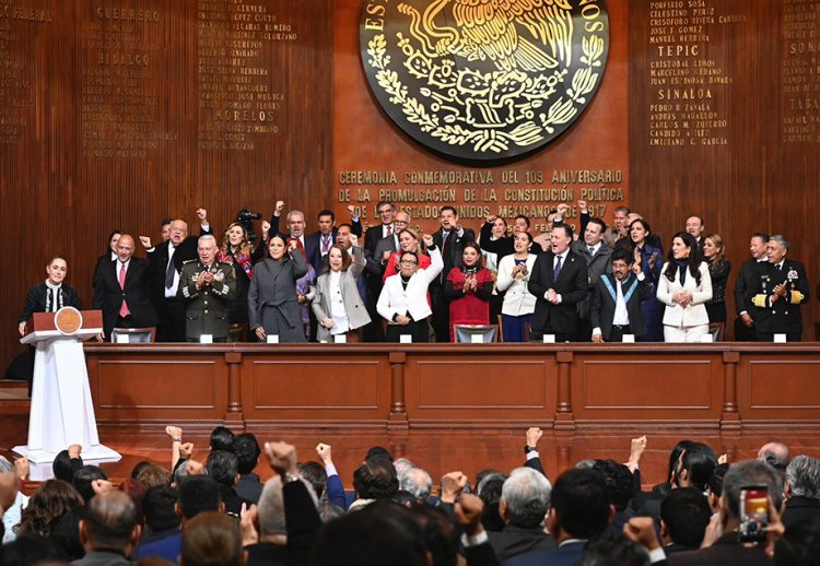 La cuarta transformación recuperó la esencia de la Constitución de 1917: presidenta Claudia Sheinbaum en el 109 Aniversario de la Carta Magna