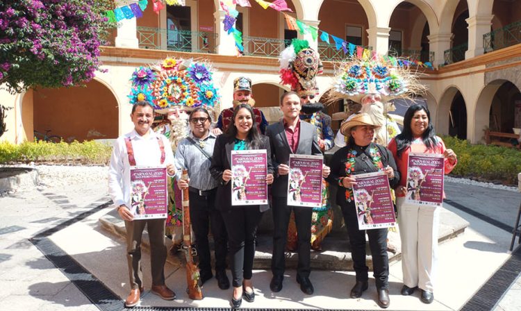 Promueve Tonantzin Fernández el Carnaval de San Pedro Cholula a nivel estatal
