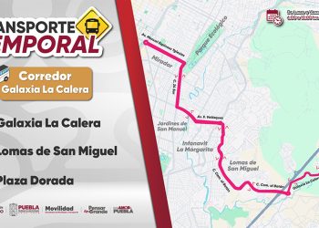 Con dos nuevos recorridos fortalece gobierno estatal esquema de transporte temporal en Puebla