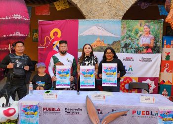 Presenta Secretaría de Desarrollo Turístico Festival Volarte Cartoons en Cholula