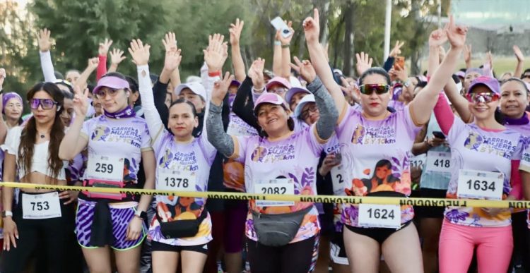 Más de 3 mil mujeres poblanas corrieron por la igualdad y la equidad