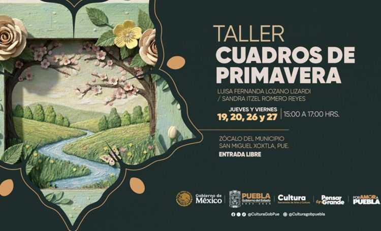 Secretaría de Arte y Cultura brindará taller de cartonería en Xoxtla