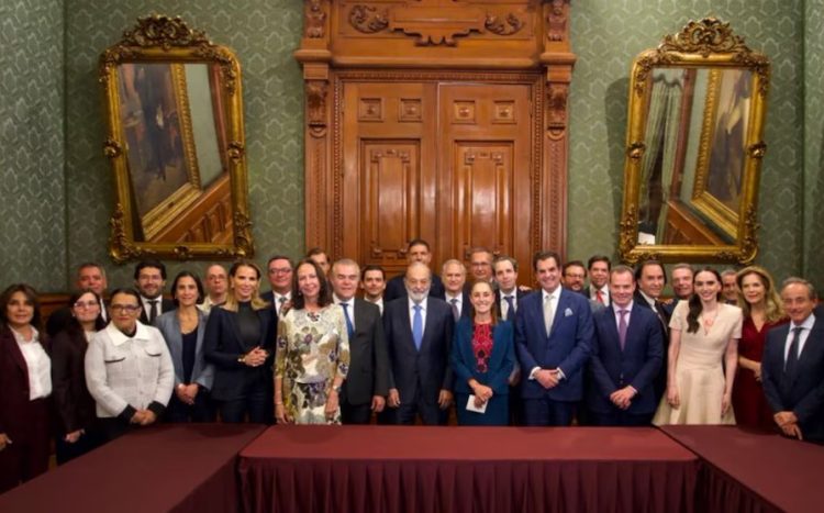 Reunión de la Presidenta Sheinbaum con el CNI y tratar seguimiento del Plan México