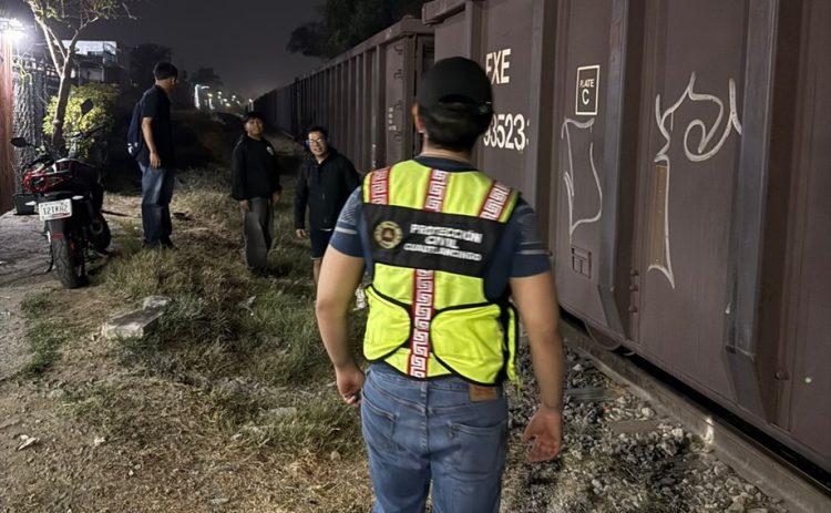 Dispositivo de la SSCCyPC por percance de tren de carga