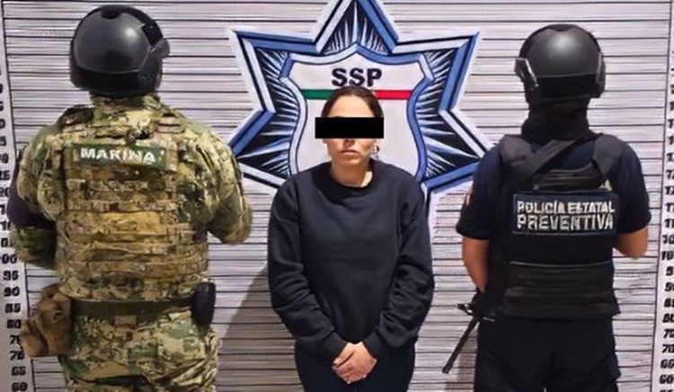 SSP y SEMAR detienen a presunta operadora de grupo delincuencial