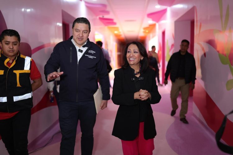 Supervisa Gobernadora avances en Centro de Imagenología y el CRIAT en Apetatitlán