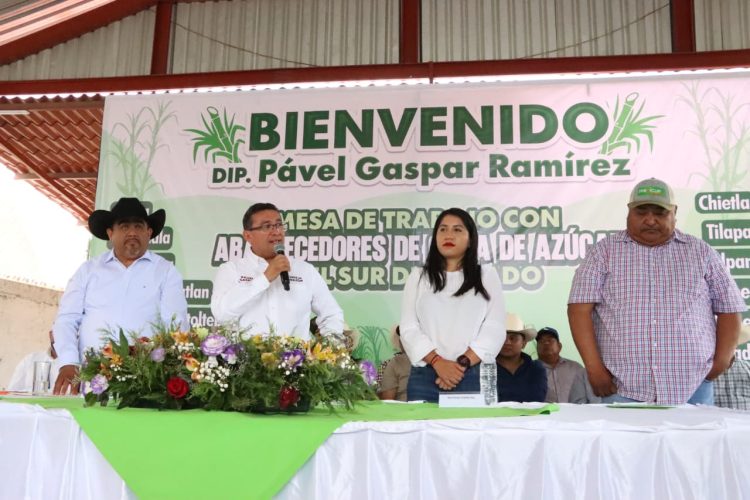 Fortalece Pável Gaspar diálogo con productores cañeros del sur del estado