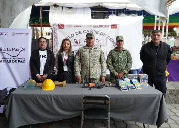 Coordinación interinstitucional promueve campaña de desarme en Huauchinango