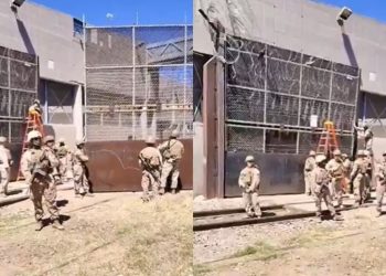 Sólo pasaron unos metros los militares de EU a territorio nacional: CSP