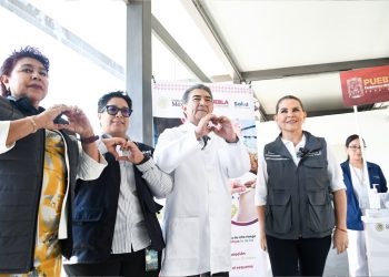 Refuerzan prevención del sarampión con jornada de vacunación en el RUTA