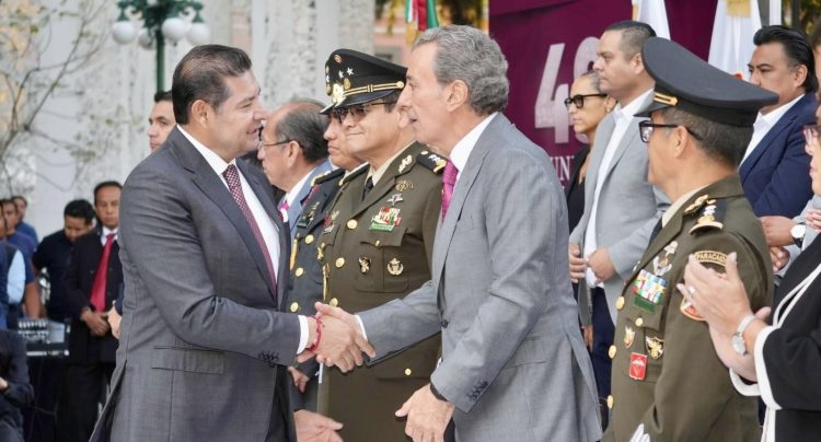 Encabezan Armenta y Chedraui ceremonia por aniversario 495 de Puebla