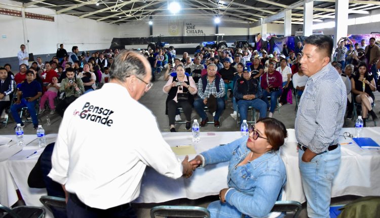 Gobierno Estatal privilegia diálogo y escucha en San José Chiapa