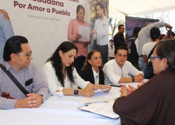 Brinda CEASPUE certeza hídrica en Jornada de Atención Ciudadana en Tehuacán
