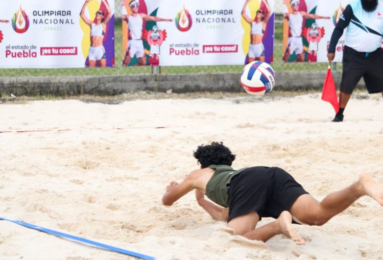 Final nacional de voleibol de playa en Puebla