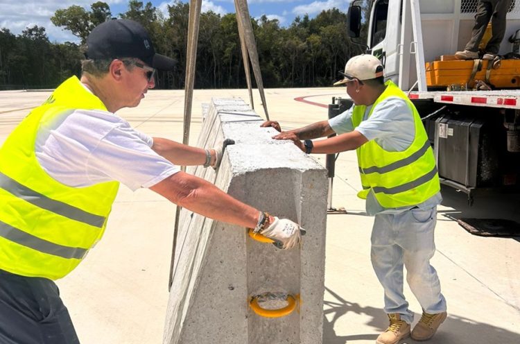 Comenzó la conformación del óvalo de Nascar México Series en el aeropuerto de Tulum