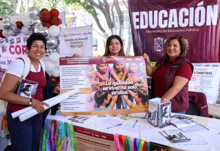 Fortalece SEP atención sobre servicios educativos en San Martín Texmelucan