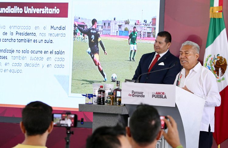 Presenta SEP convocatoria del “Mundialito Universitario Puebla 2026”