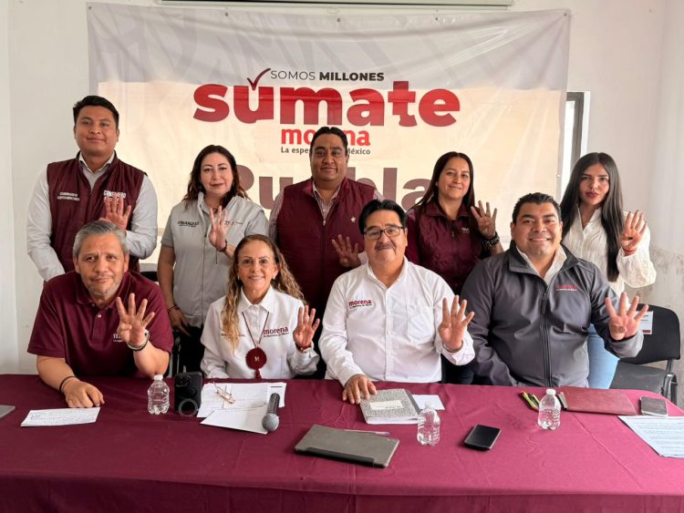 MORENA Puebla respalda acciones de gobierno y proyectos de desarrollo para el Estado