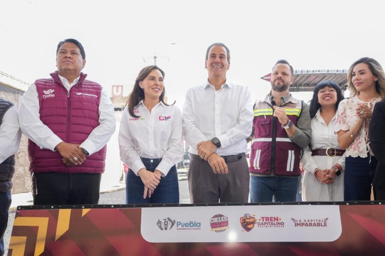 Presenta Pepe Chedraui Tren Capitalino de Pavimentación