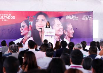 Lupita Cuautle presenta segundo informe trimestral con avances en seguridad, bienestar y desarrollo en San Andrés Cholula