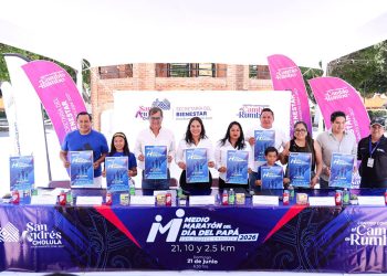 Lupita Cuautle anuncia el Medio Maratón del Día del Papá 2026