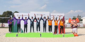 Se define el podio nacional en voleibol de playa