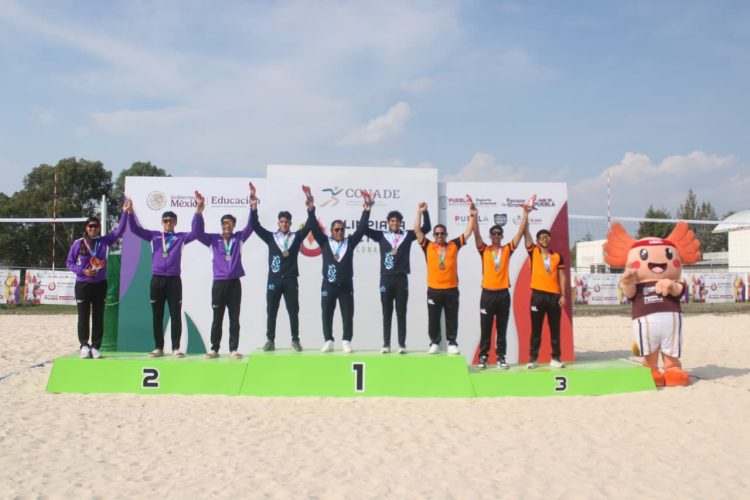 Se define el podio nacional en voleibol de playa