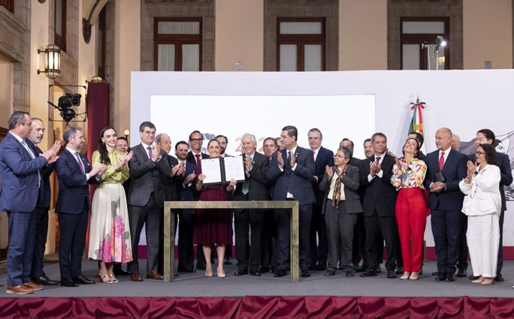 Plan México: Presidenta Claudia Sheinbaum firma Acuerdo histórico para el Fomento de la Industria Siderúrgica Mexicana
