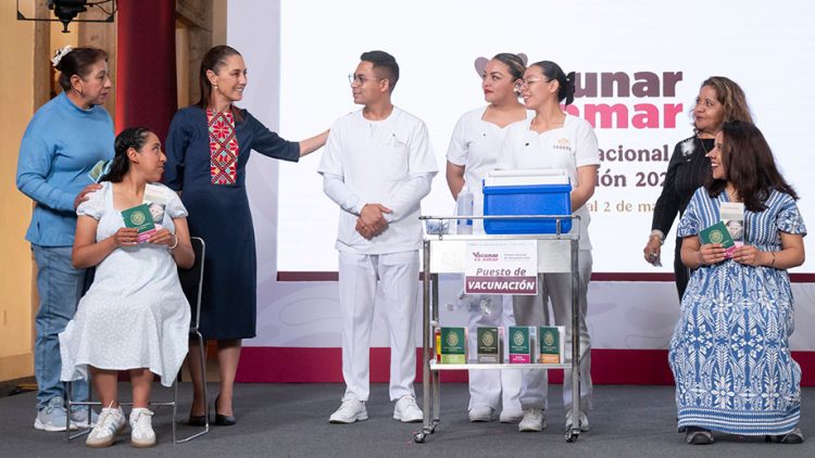 El objetivo es otorgar el derecho a la salud: Presidenta anuncia que la semana nacional de vacunación se extenderá hasta mayo