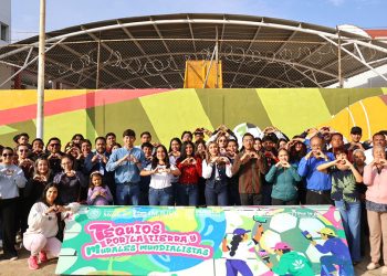 Con jornada de «Tequios y Murales Mundialistas», Gobierno Estatal promueve integración social