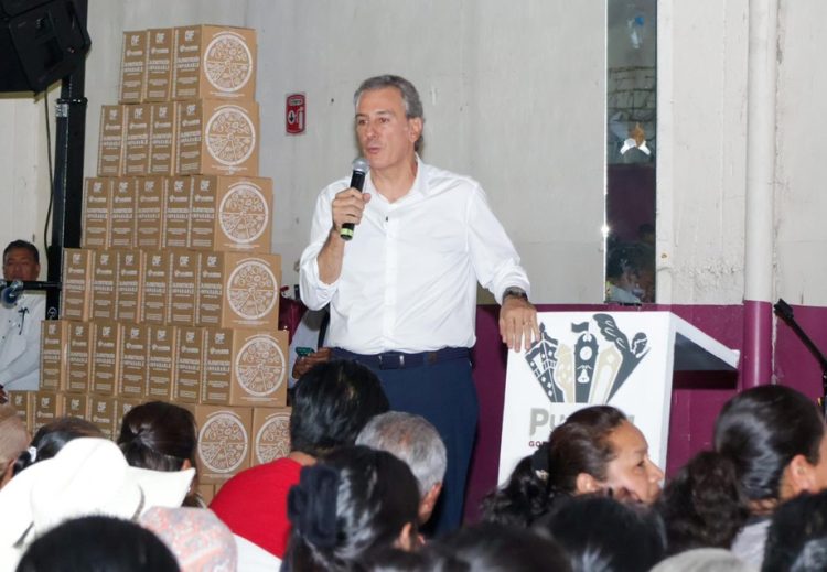 Lleva Pepe Chedraui seguridad alimentaria a habitantes de San Pablo Xochimehuacan